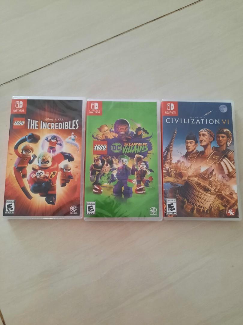 Brand new Nintendo switch OLED marvel superheroes Incredibles DC