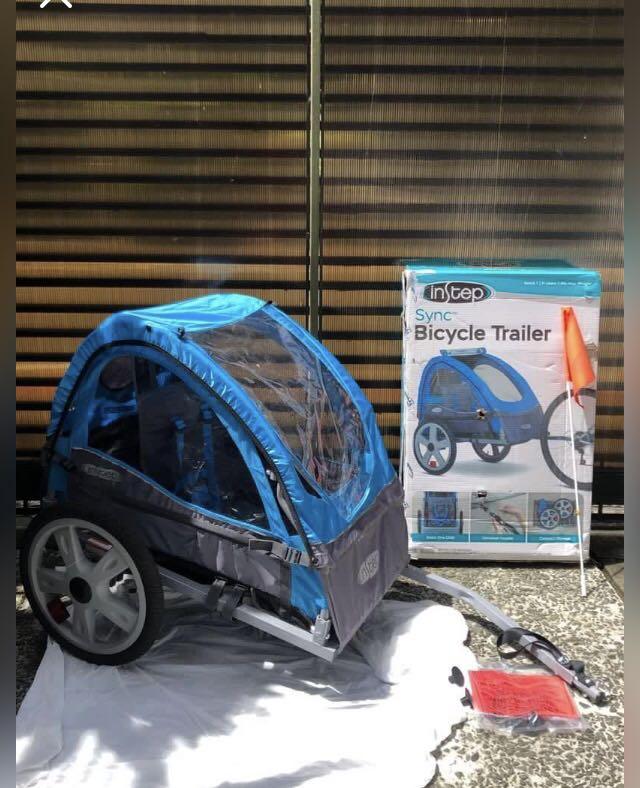 Brandnew From Sydney Pacific Cycle Instep SYNC SINGLE Bicycle Trailer