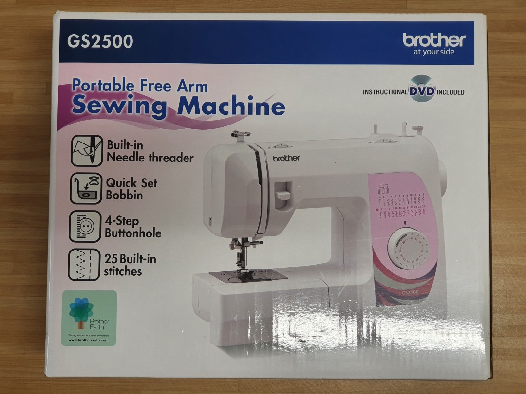Brother sewing machine gs2500, TV & Home Appliances, Other Home