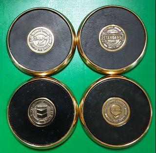 BTS Solid  Brass Specialties Coasters (Set of 4)