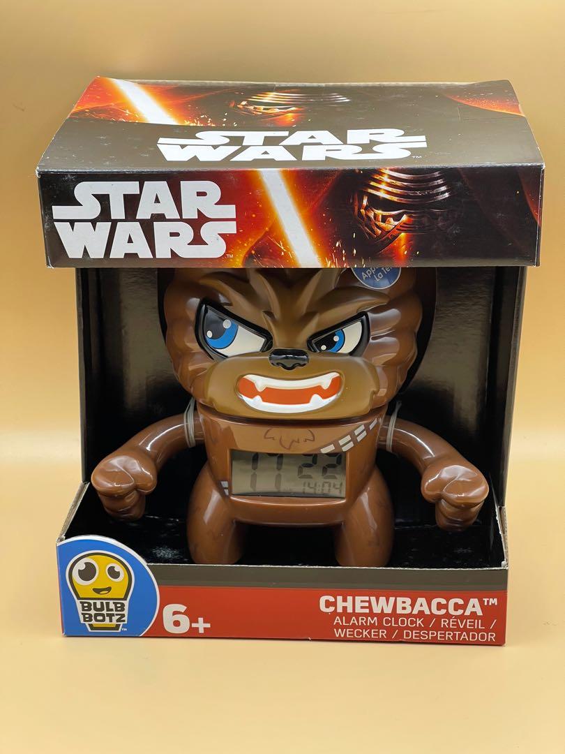 Star Wars Chewbacca Uhr Bulb Botz Wecker 19cm Digital Beleuchtung neu 