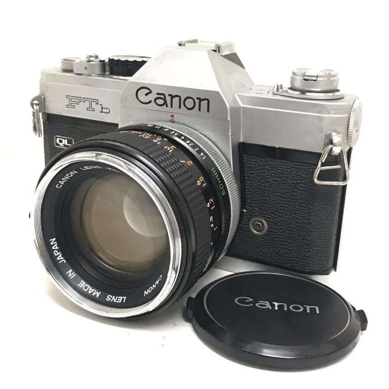 Bundle Canon Ftb Fd Mount Film Camera With Canon 50mm F1 4 Bundle Used Photography Cameras On Carousell