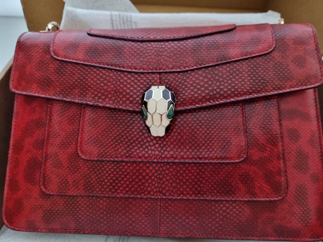 Bvlgari new arrivals bag red