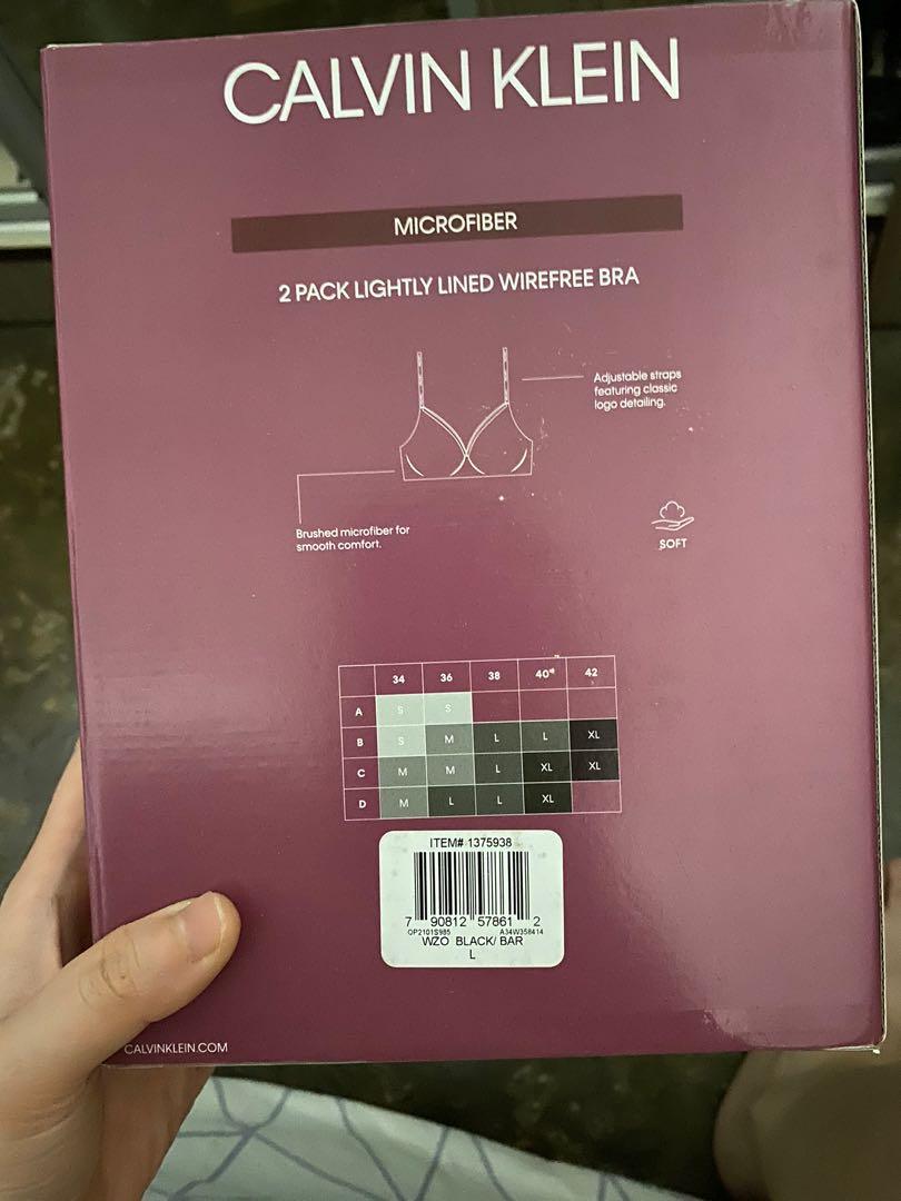 Calvin Klein wireless bra, Women's Fashion, Tops, Other Tops on Carousell