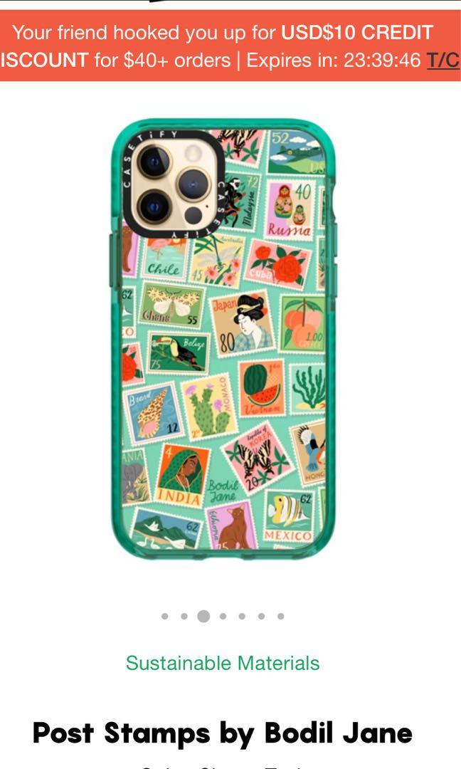 Casetify Post Stamps Iphone 12/12 pro, Mobile Phones & Gadgets, Mobile