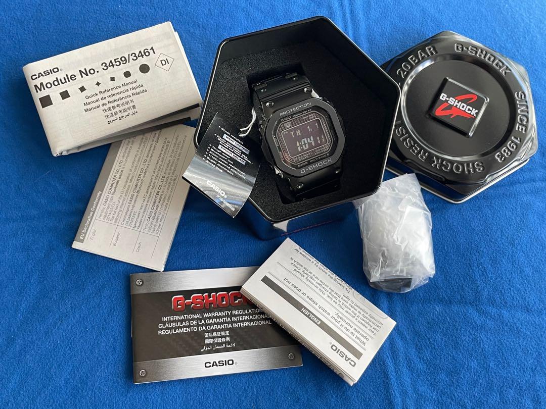 Casio Gshock GMW-B5000 黑(收藏品), 名牌, 手錶- Carousell