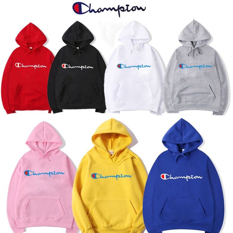 CHAMPION HOODIE LONG SLEEVE PULLOVER HOOD SHIRT TOP POCKET Men s
