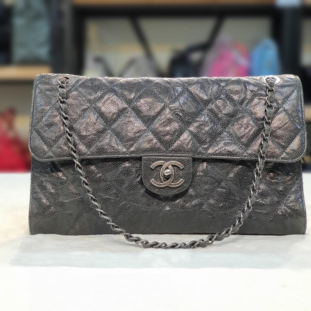 Chanel Ultimate Stitch Flap Bag limited edition in Beige grey, Luxury, Bags  & Wallets on Carousell