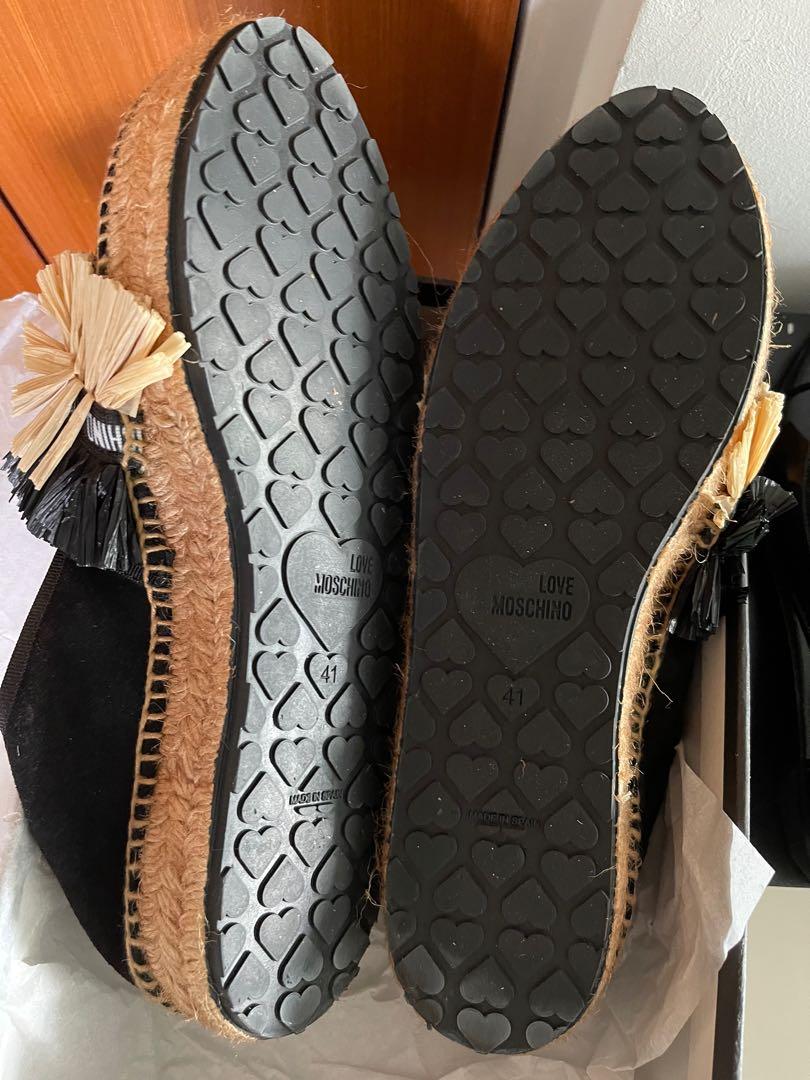 USED ONCE ITEMS Chiara Ferragni sneakers shoes love Moschino