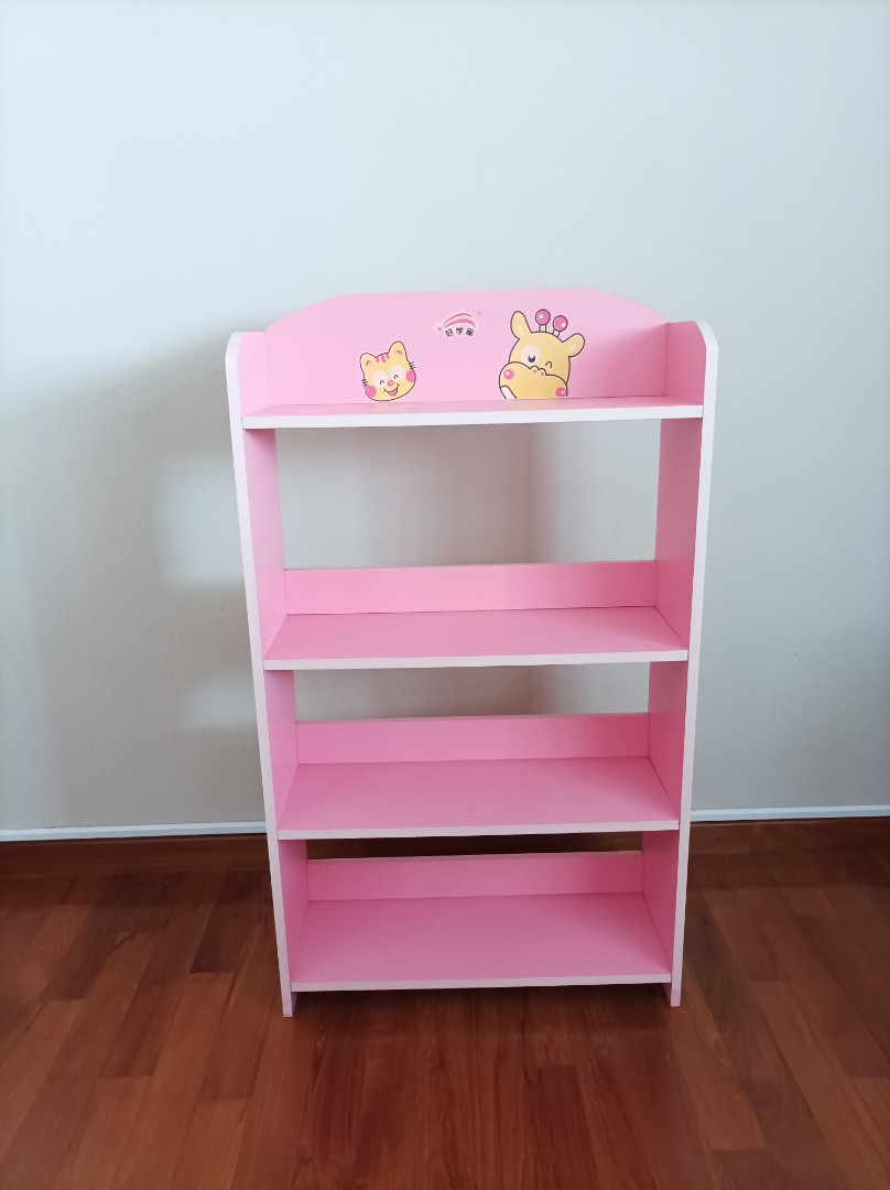 Children Kids Animals Bookshelf Storage Box Bedroom Storage