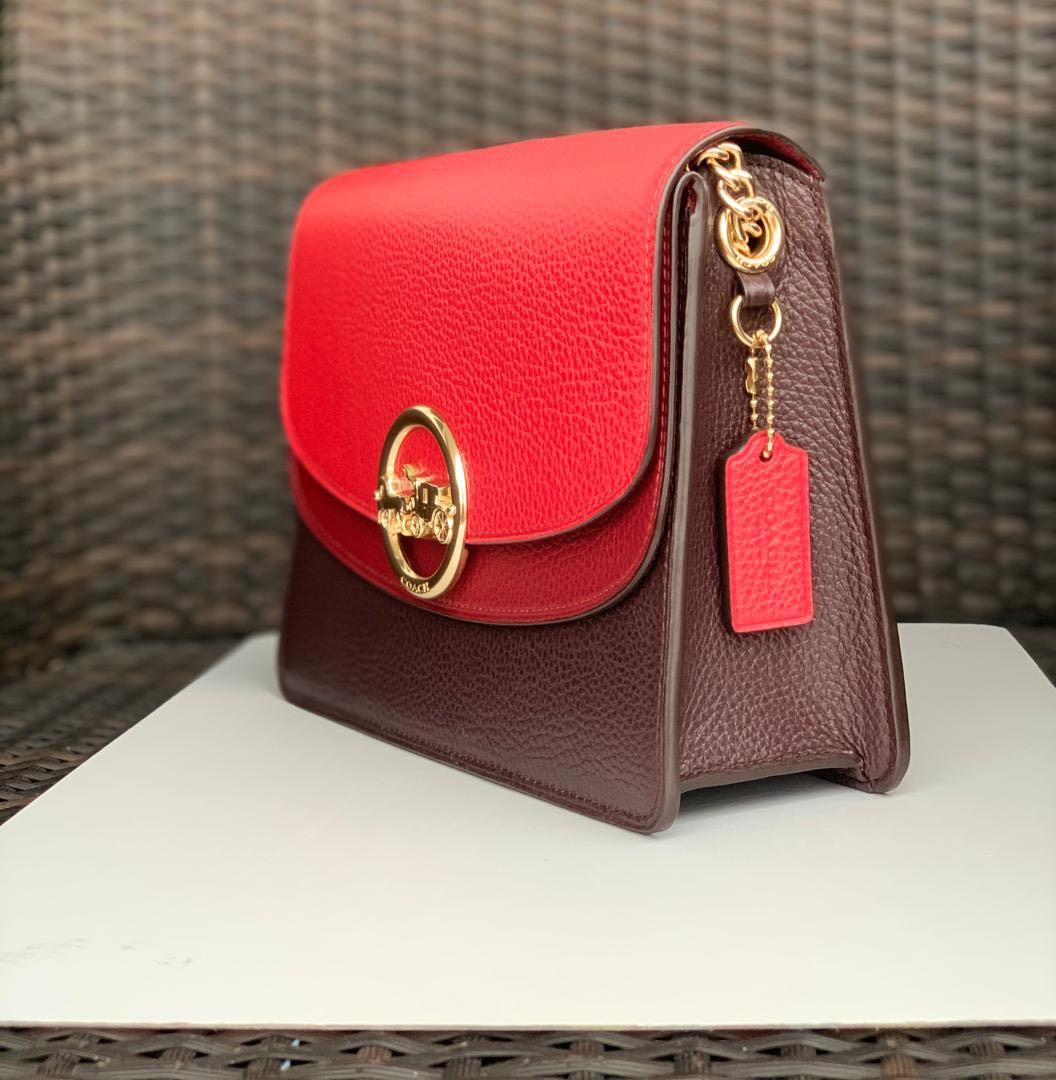 Coach Jade Flap Crossbody Colorblock