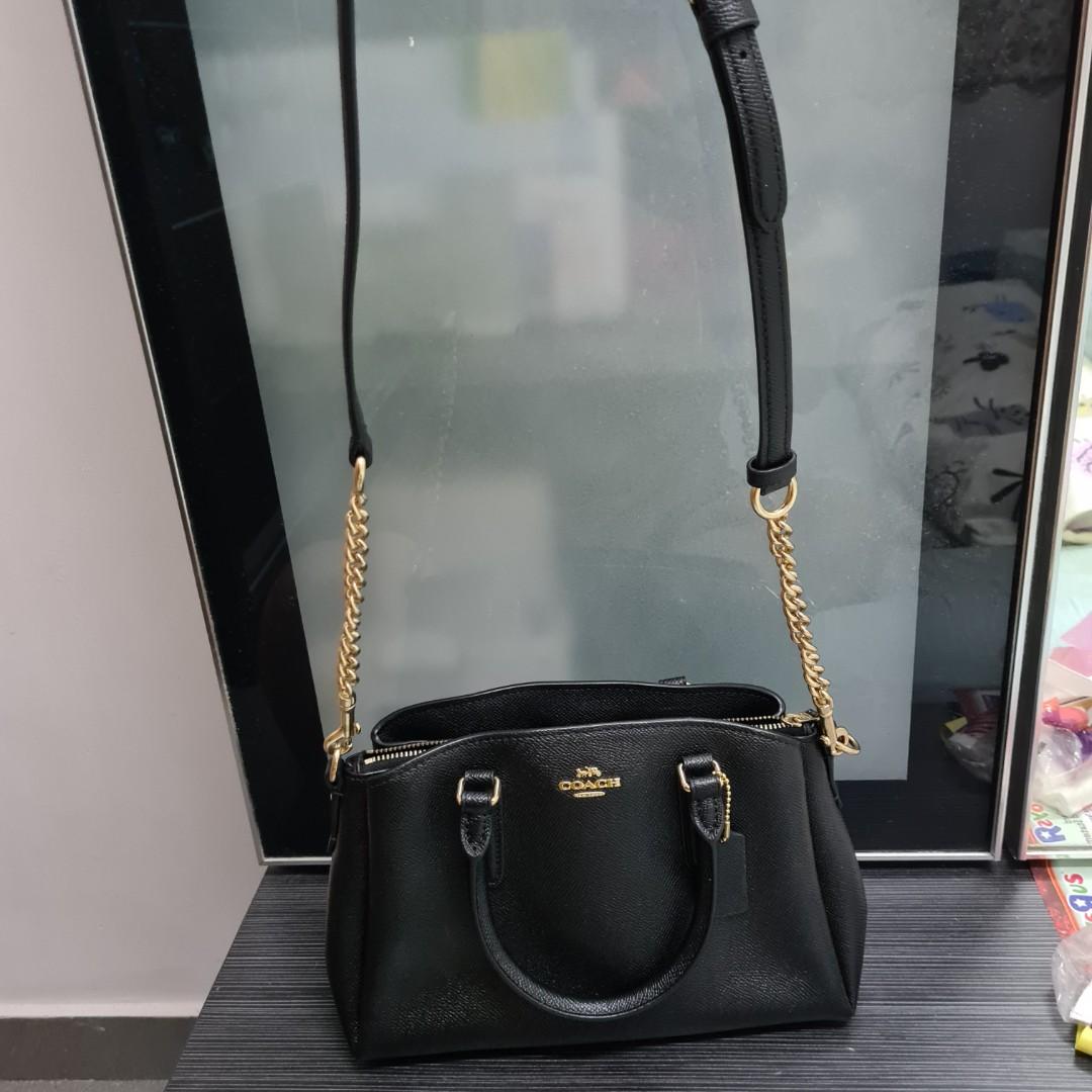 Coach crossgrain leather sage carryall best sale