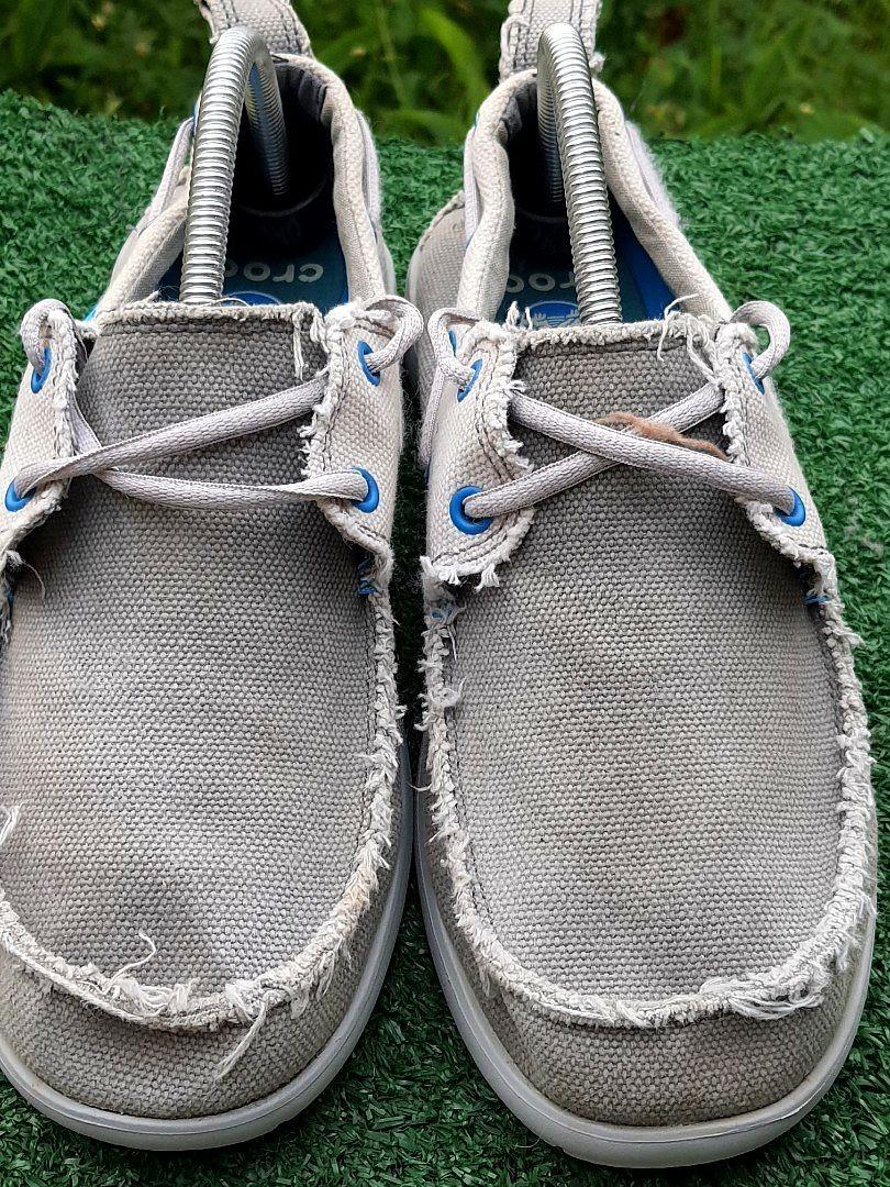 Canvas hot sale croc shoes
