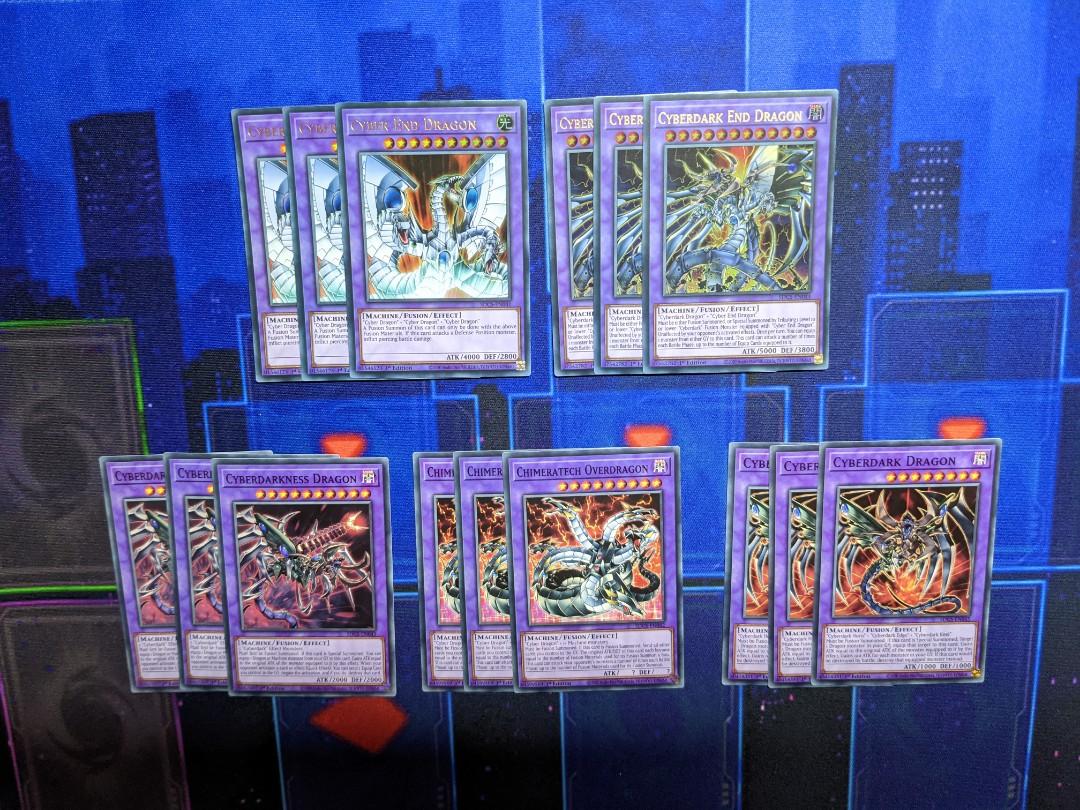Cyber Dragon Complete Deck Set Yugioh, Hobbies & Toys, Toys & Games on