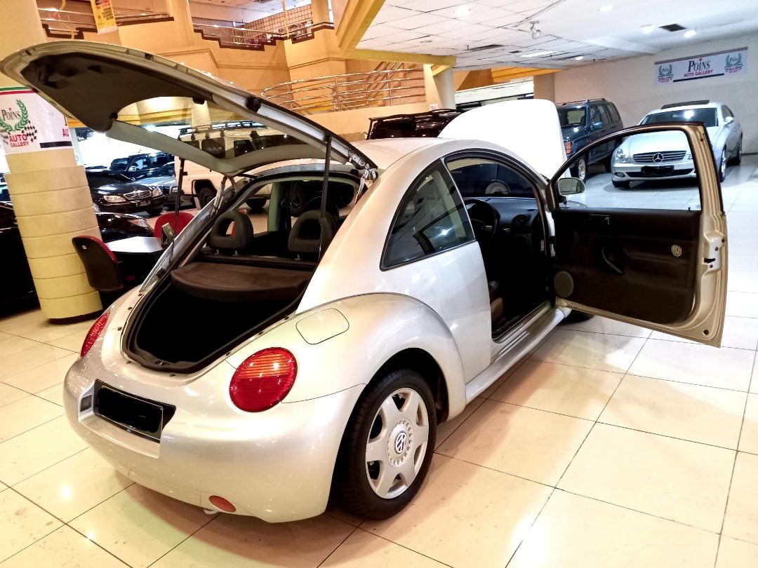 diJual Nego Vw NEW Beetle 2.0 L Automatic.SUNROOF.Silver Metalik.Nopol B Bandung Genap.pajak