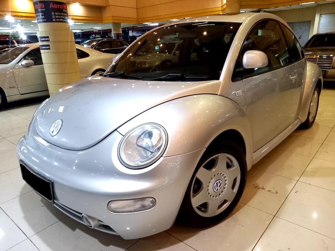 diJual Nego Vw NEW Beetle 2.0 L Automatic.SUNROOF.Silver Metalik.Nopol B Bandung Genap.pajak