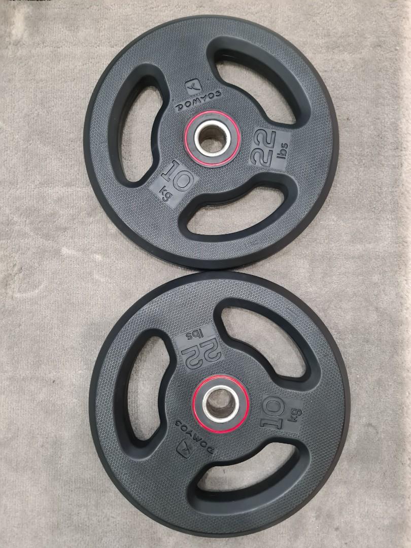 Domyos rubber 2025 weight disc