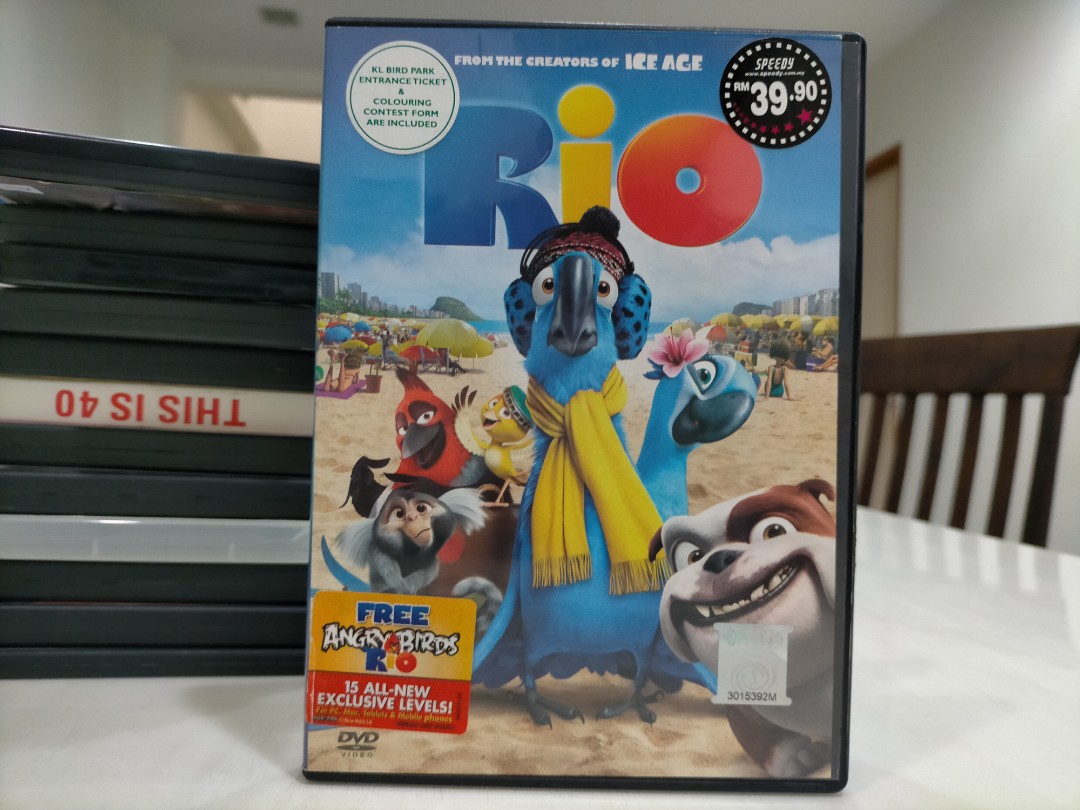 (DVD) Rio, Hobbies & Toys, Music & Media, CDs & DVDs on Carousell