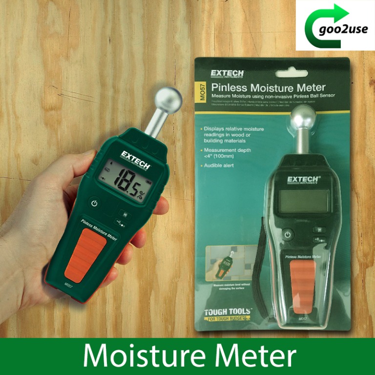 EXTECH Pinless Moisture Meter, Furniture & Home Living, Home