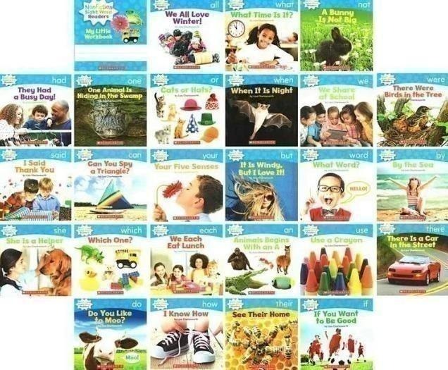 (FREE DELIVERY) Nonfiction Sight Word Readers (Levels A to D) 100 Books ...