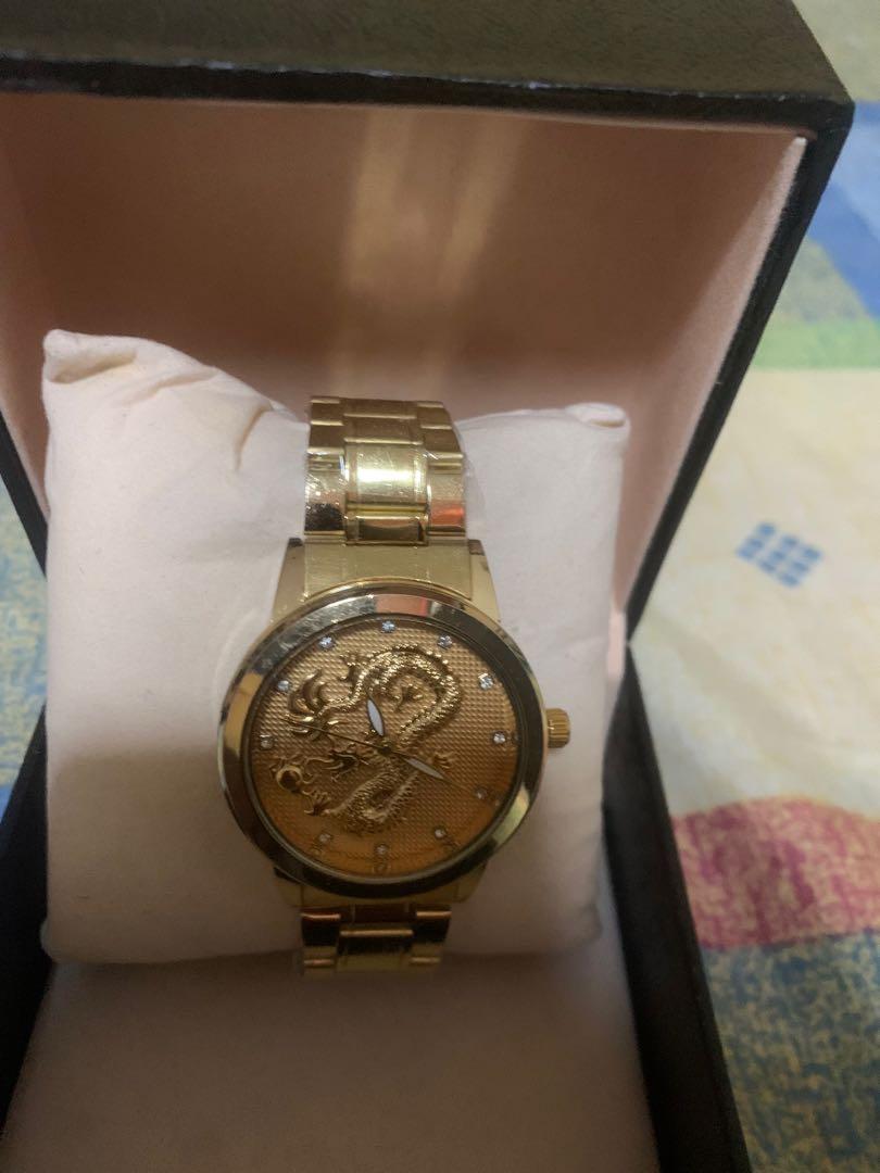 Golden dragon top automatic watch