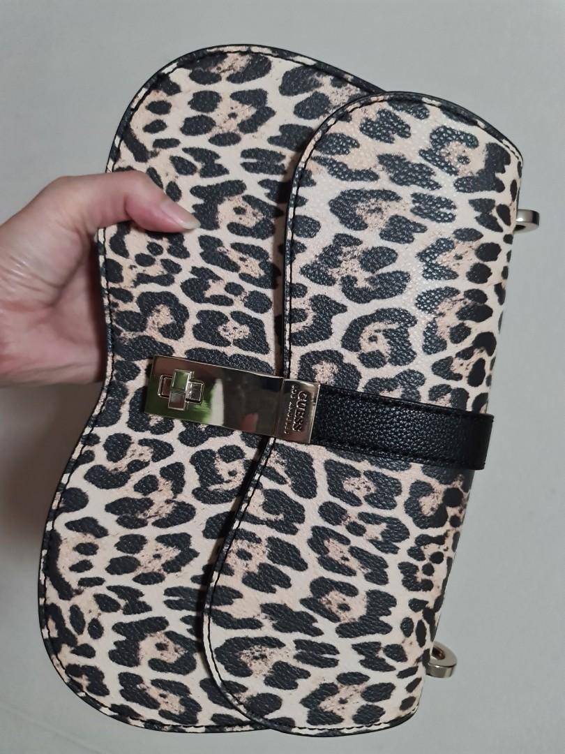 guess bags leopard print