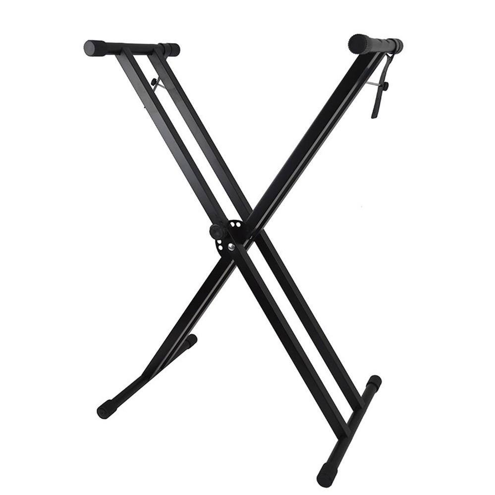 Height adjustable single braced X frame KEYBOARD STAND, Hobbies & Toys