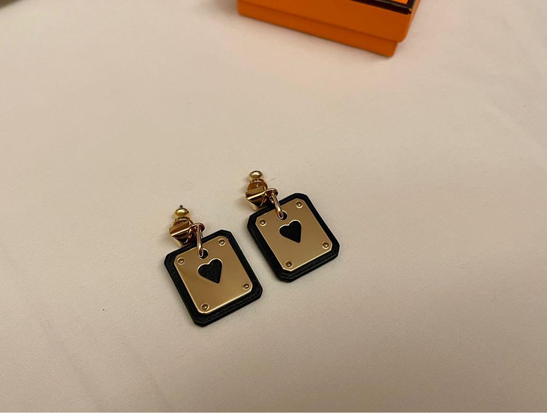 Hermès As de Coeur Earrings