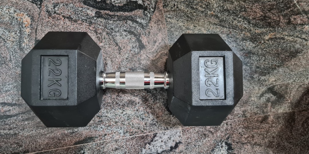 Hex dumbbell 22kg Sports Equipment Exercise Fitness Weights