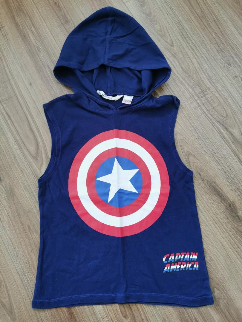 Marvel sleeveless hoodie shop
