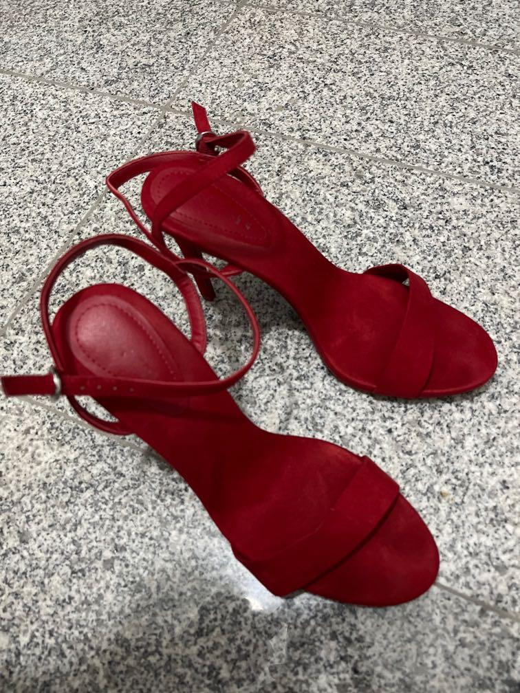 Red hotsell heels h&m