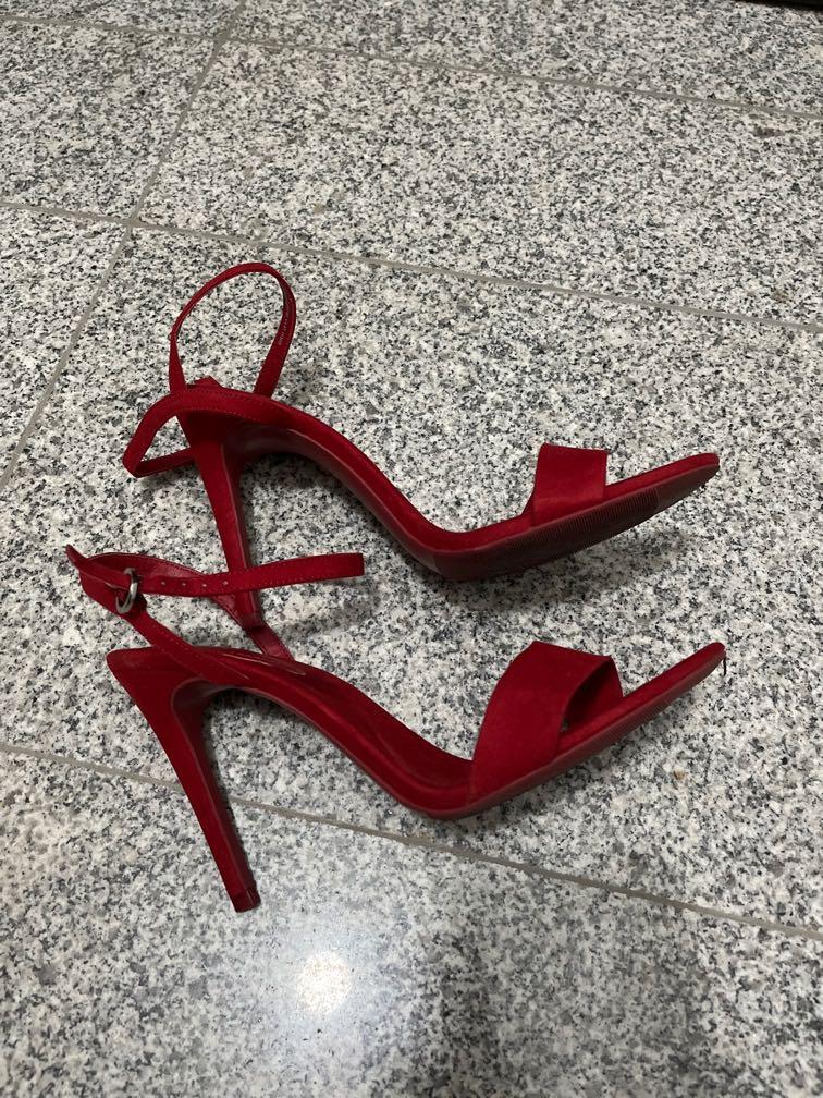 Red heels top h&m