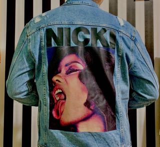 RARE Nicki Minaj x H\u0026M Denim Jacket 