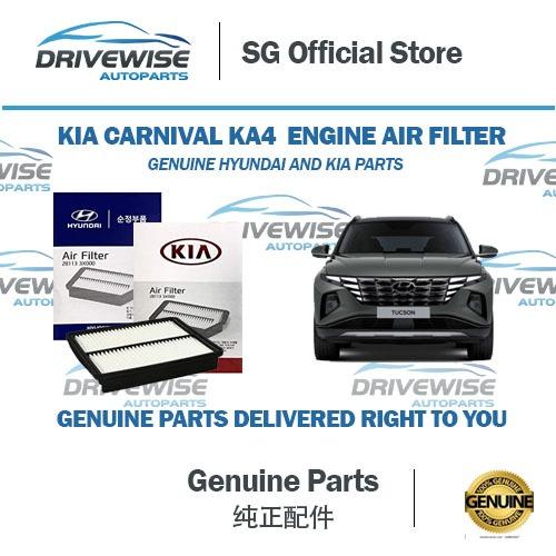 Hyundai Tucson NX4/Hyundai Palisade/Kia Carnival KA4 Engine Air Filter/ Genuine Hyundai and Kia Parts/SG Genuine Parts/Free Delivery, Car  Accessories, Accessories on Carousell