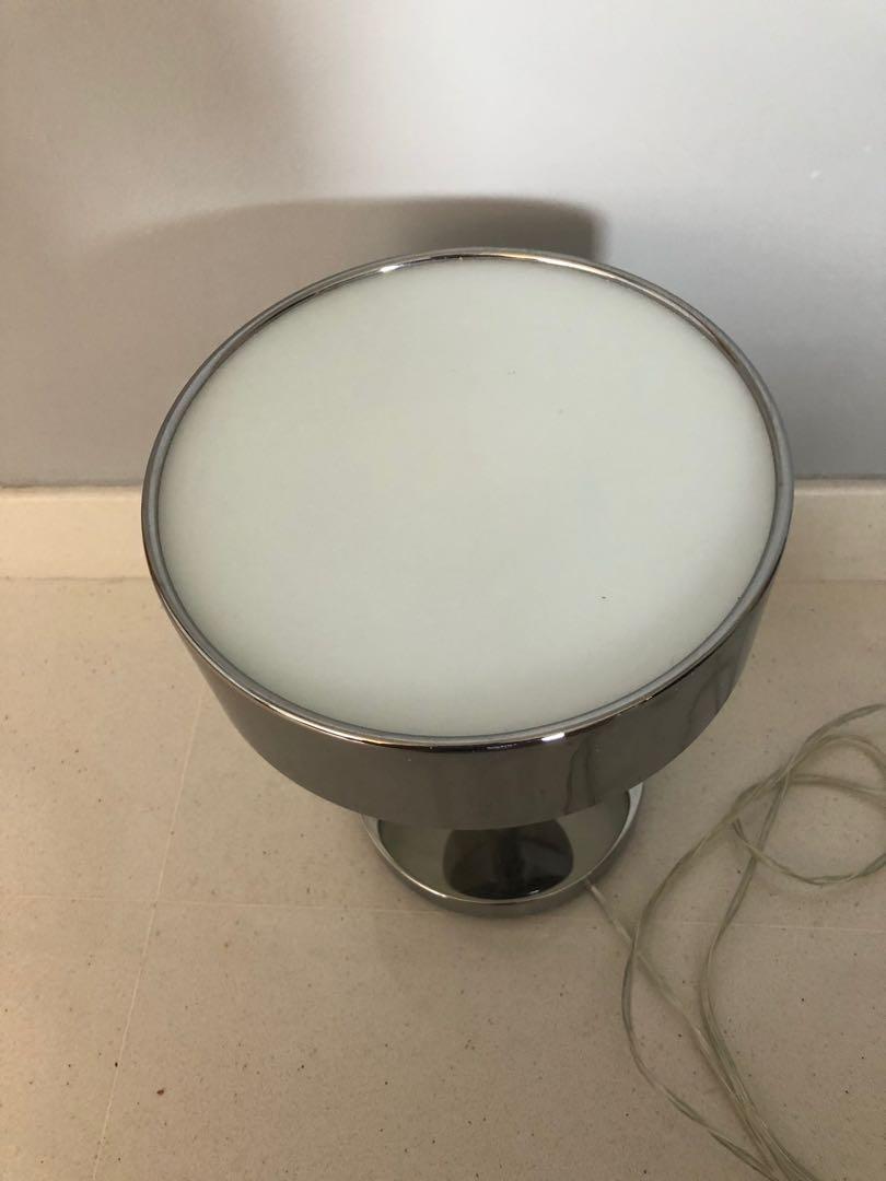 IKEA Chrome table lamp, Furniture & Home Living, Lighting & Fans