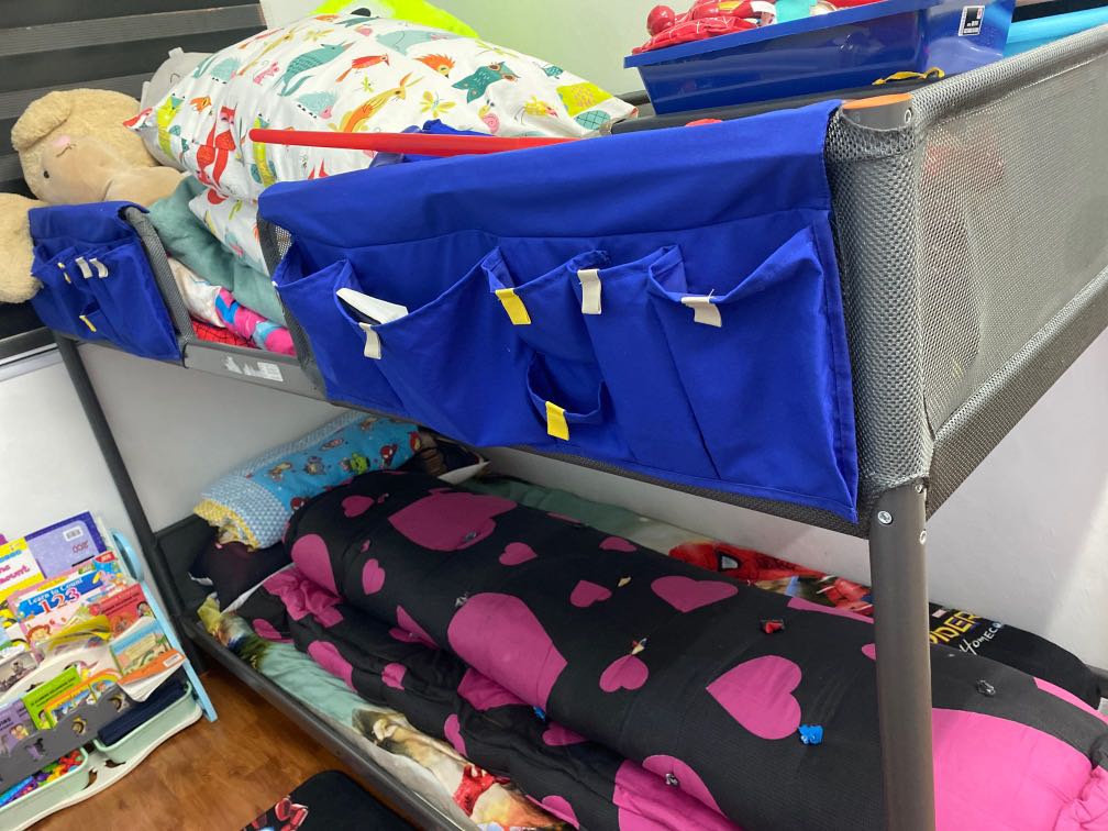 IKEA Double decker bed, Babies & Kids, Baby Nursery & Kids Furniture, Cots & Cribs on Carousell