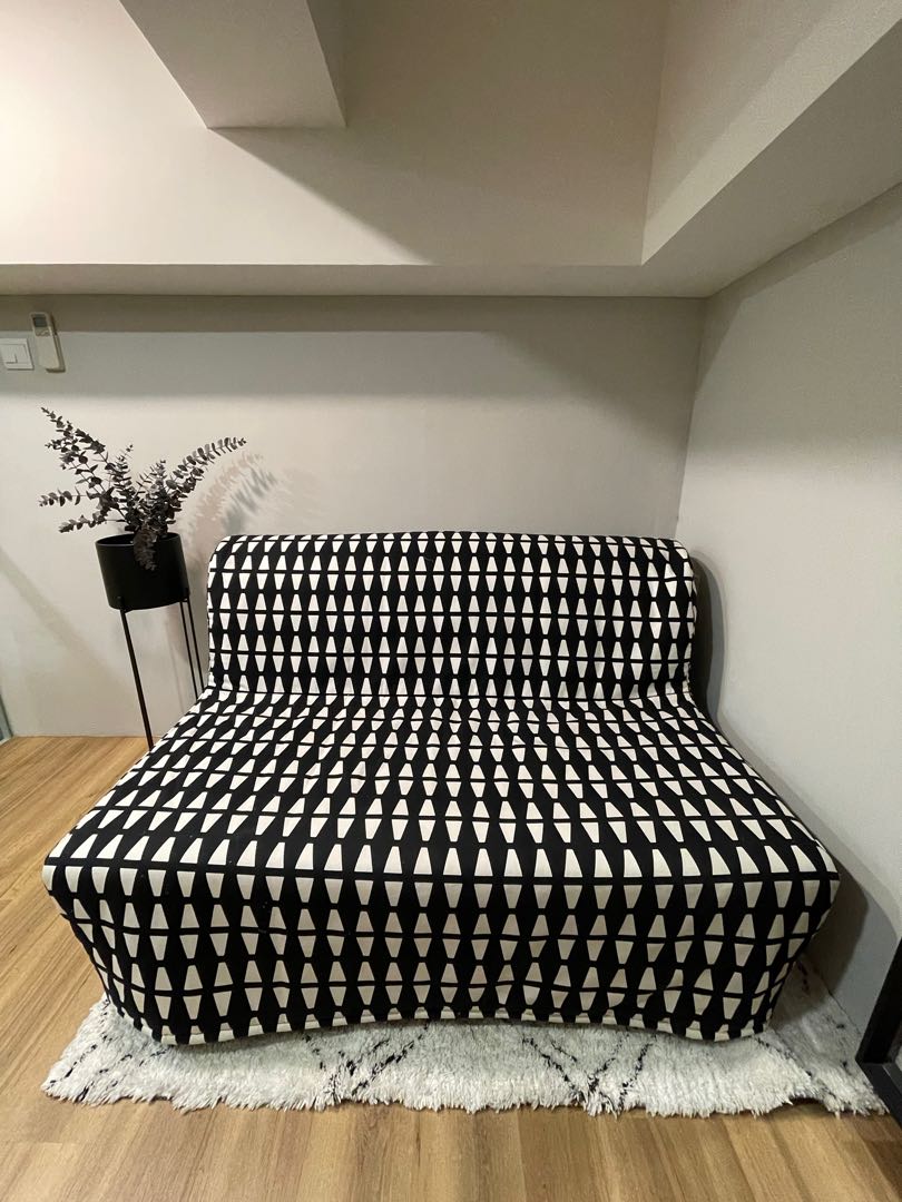 Ikea 2Seater Sofa Bed (Lycksele), Furniture & Home Living, Furniture