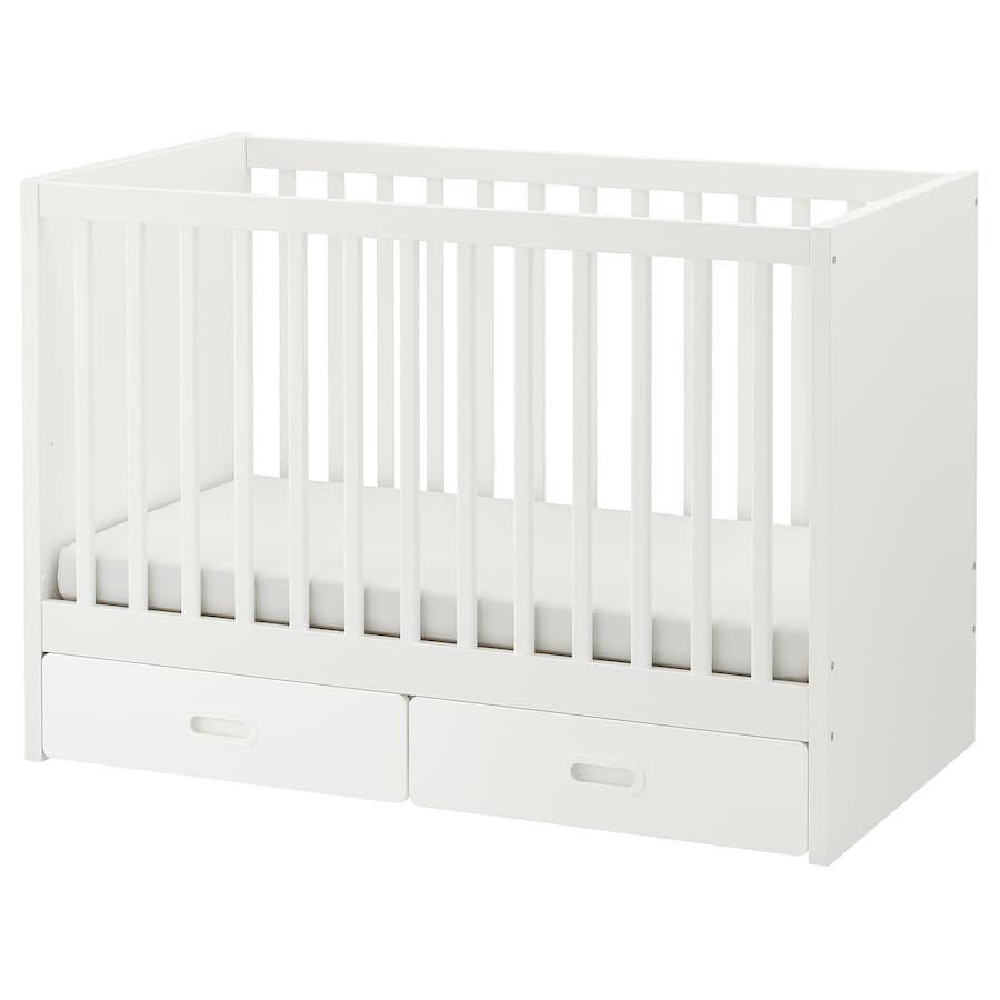 Ikea cot bed with drawers discount