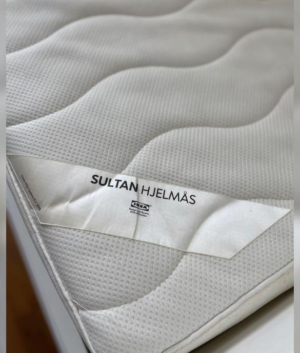 IKEA Sultan Hjelmas Single Mattress Furniture Home Living Furniture Bed Frames Mattresses on Carousell