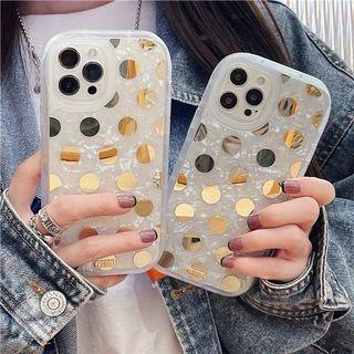 iPhone Casing Shiny Polka Dot (7P-13Promax)