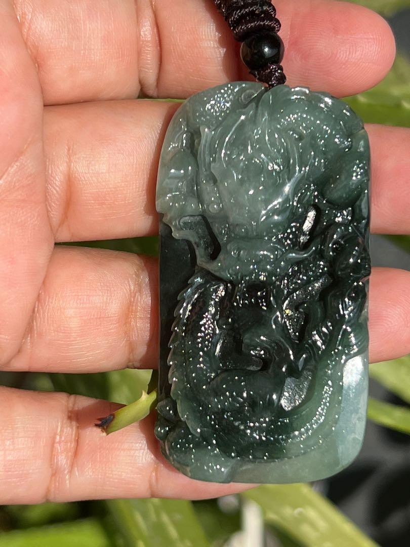 Jadeite dragon store pendant