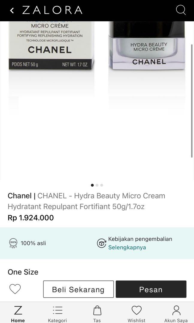 JUAL RUGI BRAND NEW CHANEL Hydra Beauty Micro Cream, Kesehatan