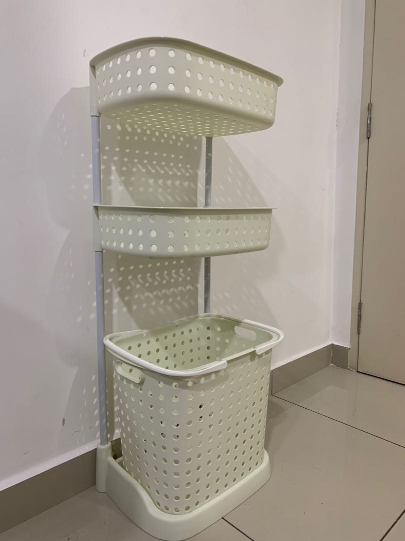 Laundry Basket Rack, Furniture & Home Living, Bathroom & Kitchen