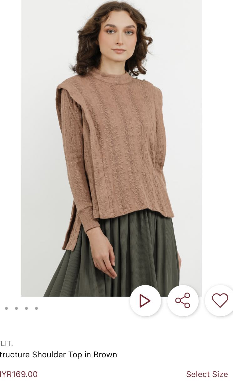 Structured shoulder cheap top