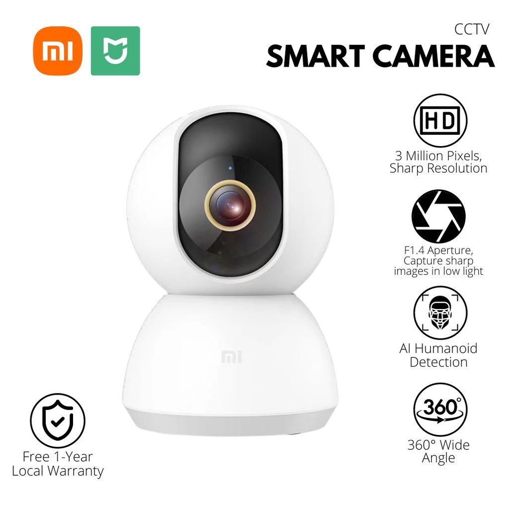 (Local Warranty)Xiaomi Mijia CCTV Smart Camera 360 IP PTZ Version 2K ...