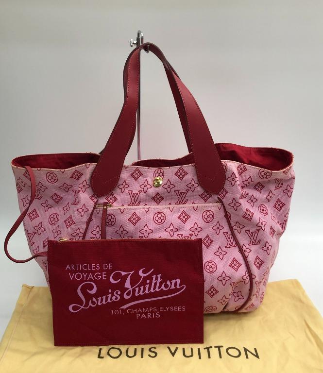 Louis Vuitton Pre-Owned Pink & Beige Monogram Cabas Ipanema GM Tote, Best  Price and Reviews