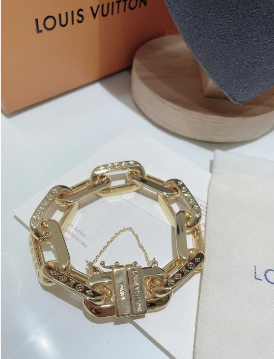 Louis Vuitton Monogram Collier Chain Bracelet Alloy Bracelet