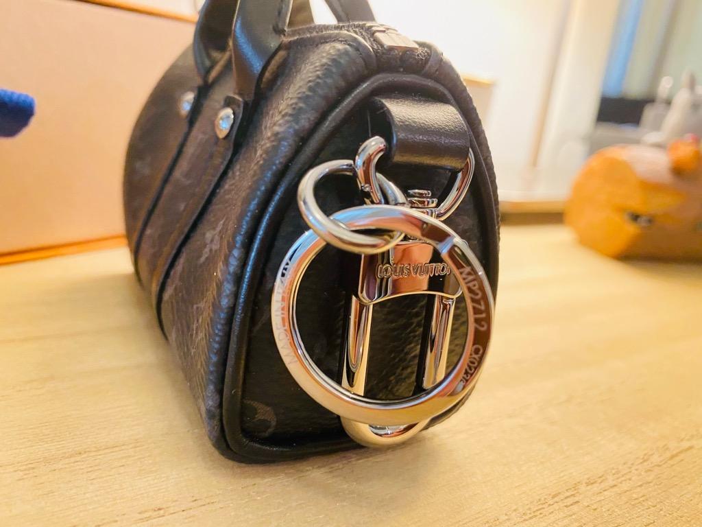 Louis Vuitton Nebula Mini Keepall Pouch Key Holder and Bag Charm