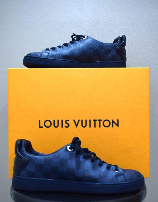 LOUIS VUITTON Damier Cobalt Frontrow Sneakers