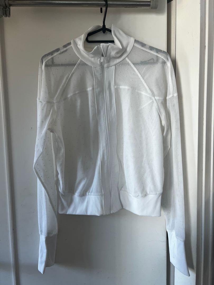 white sheer jacket